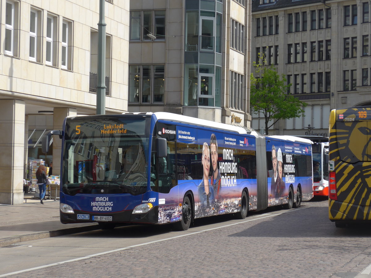 (204'955) - HHA Hamburg - Nr. 4801/HH-BY 4801 - Mercedes am 11. Mai 2019 in Hamburg, Rathausmarkt