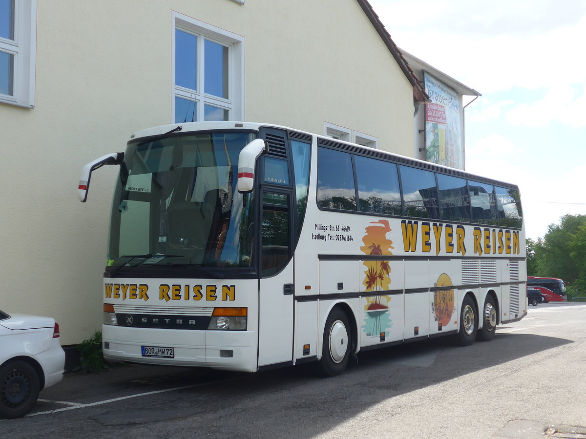 (204'991) - Weyer, Isselburg - BOR-MW 72 - Setra am 12. Mai 2019 in Baunatal, H�tt-Brauerei