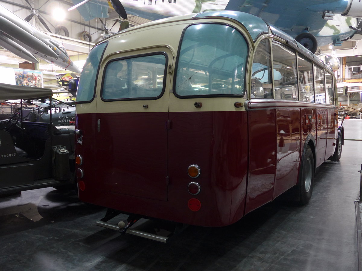 (205'024) - Museum, Sinsheim - Nr. 2 - Saurer/R&J (ex Renndienst-Fahrzeug; ex Sol�r&Fontana, Ilanz) am 13. Mai 2019 in Sinsheim, Museum