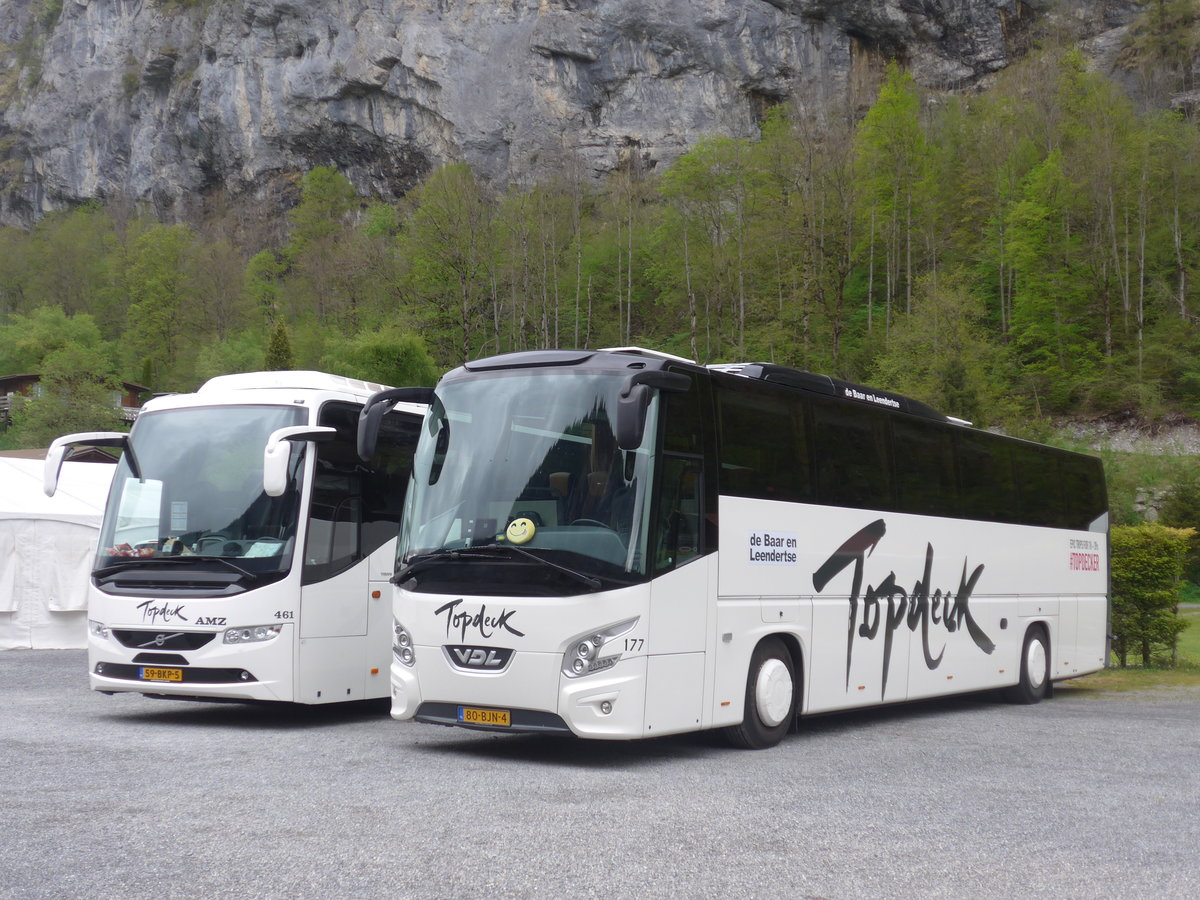 (205'313) - Aus Holland: De Baar en Leendertse, Wemeldinge - Nr. 177/80-BJN-4 - VDL am 19. Mai 2019 in Lauterbrunnen, Camping Sch�tzenbach