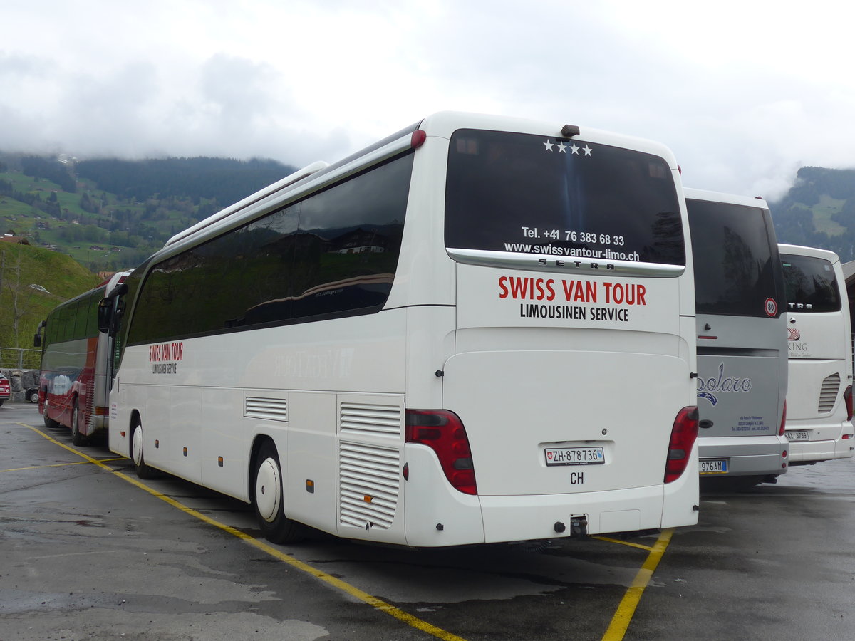 (205'324) - Swissvantour-Limo, Z�rich - ZH 878'736 - Setra am 19. Mai 2019 in Grindelwald, Grund