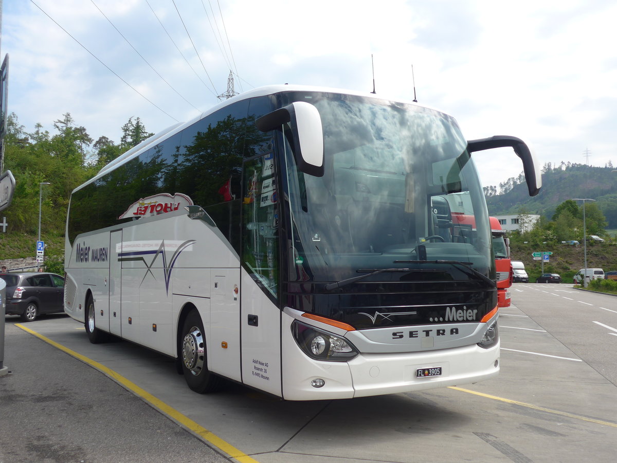 (205'356) - Aus Liechtenstein: Meier, Mauren - FL 3905 - Setra am 25. Mai 2019 in Ittigen, Rastst�tte Grauholz