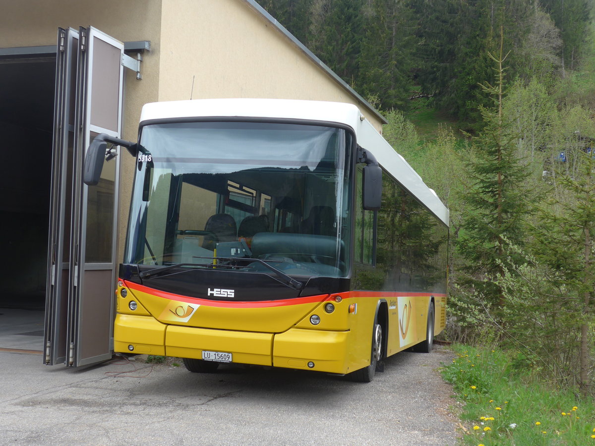 (205'544) - Schnider, Sch�pfheim - LU 15'609 - Scania/Hess am 27. Mai 2019 in S�renberg, Garage