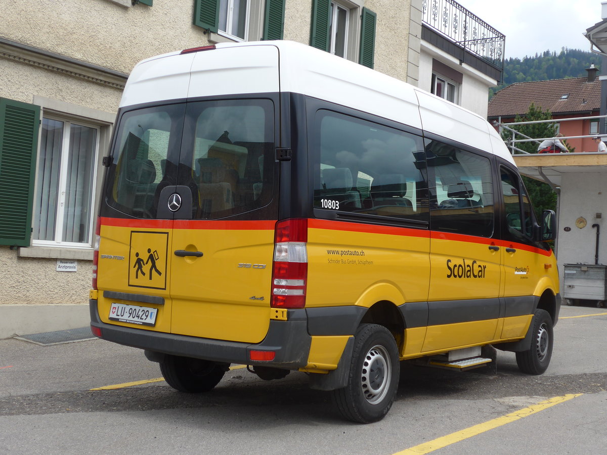 (205'581) - Schnider, Sch�pfheim - LU 90'429 - Mercedes am 27. Mai 2019 in Sch�pfheim, Garage
