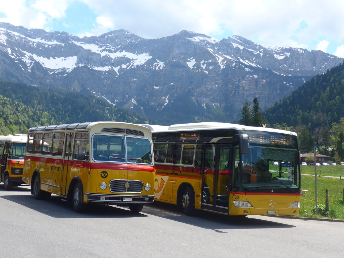 (205'641) - M�ller, Ennetmoos - NW 23'167 - FBW/Gangloff (ex Rentsch, Gunten; ex P 23'203; ex P 21'003) am 30. Mai 2019 in Eigenthal, Talboden
