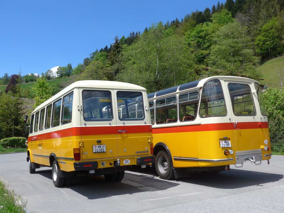 (205'653) - M�ller, Ennetmoos - Nr. 6/NW 24'301 - Mercedes (ex Portenier, Adelboden Nr. 6; ex Geiger, Adelboden Nr. 6) am 30. Mai 2019 in Eigenthal, Talboden
