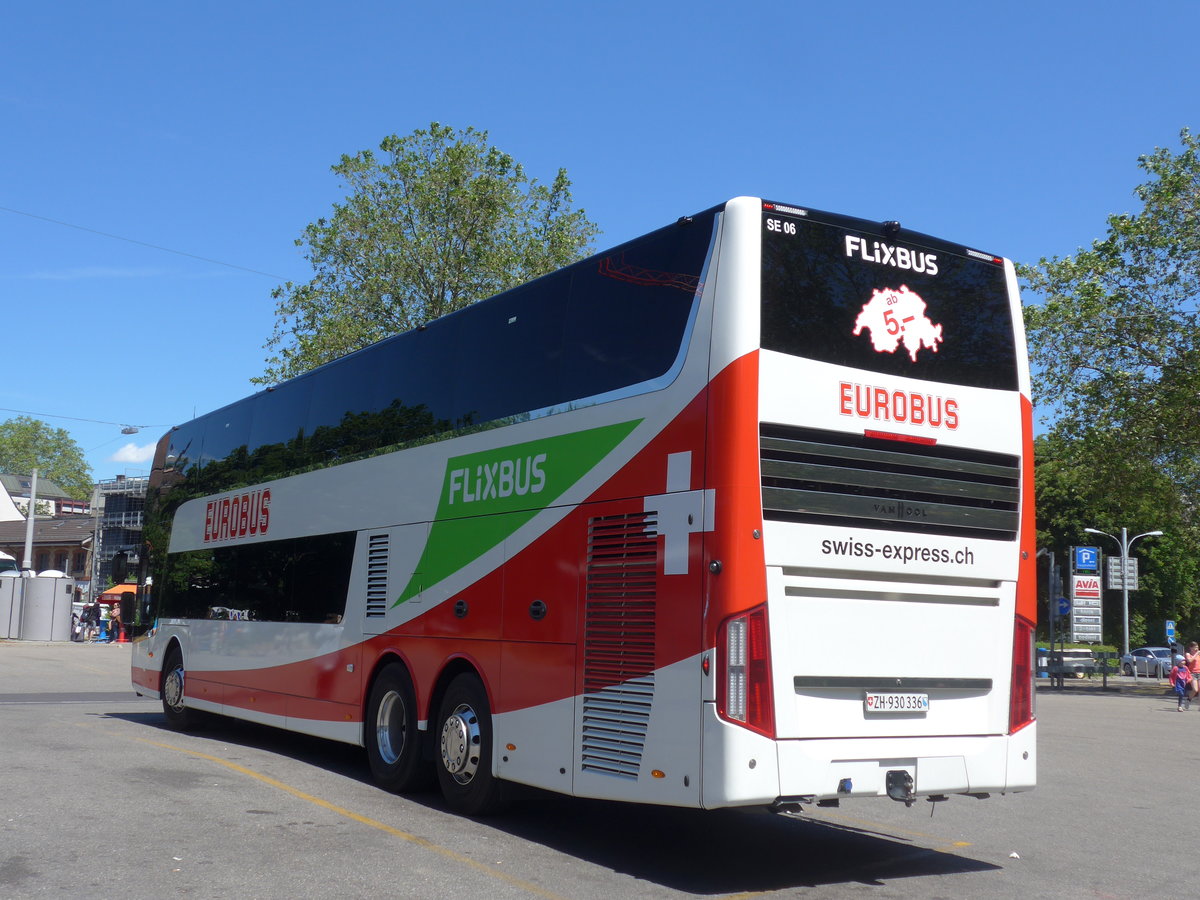 (205'918) - Eurobus swiss-express, Bassersdorf - Nr. SE 06/ZH 930'336 - Van Hool am 8. Juni 2019 in Z�rich, Sihlquai