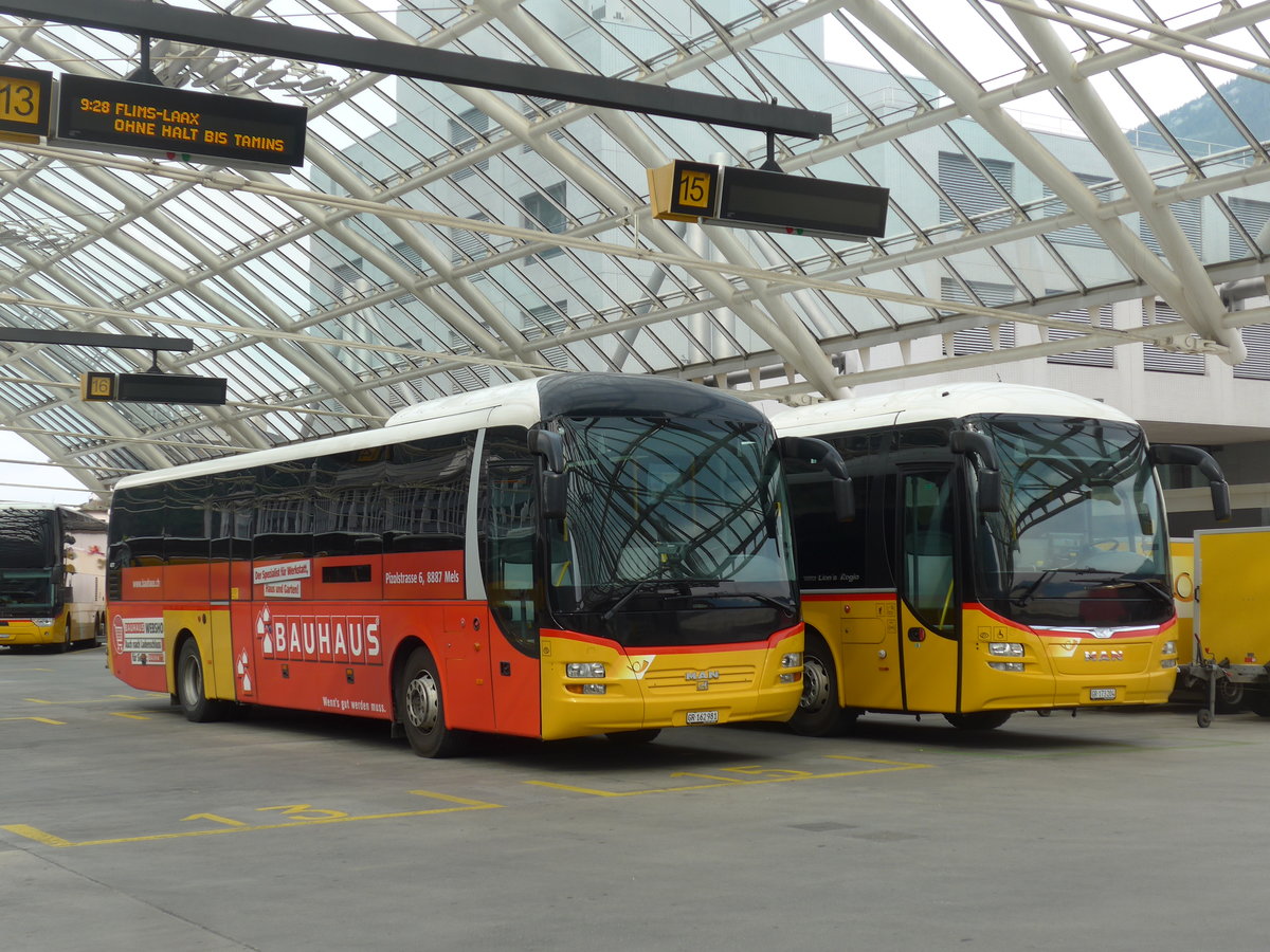 (206'190) - PostAuto Graub�nden - GR 162'981 - MAN am 9. Juni 2019 in Chur, Postautostation