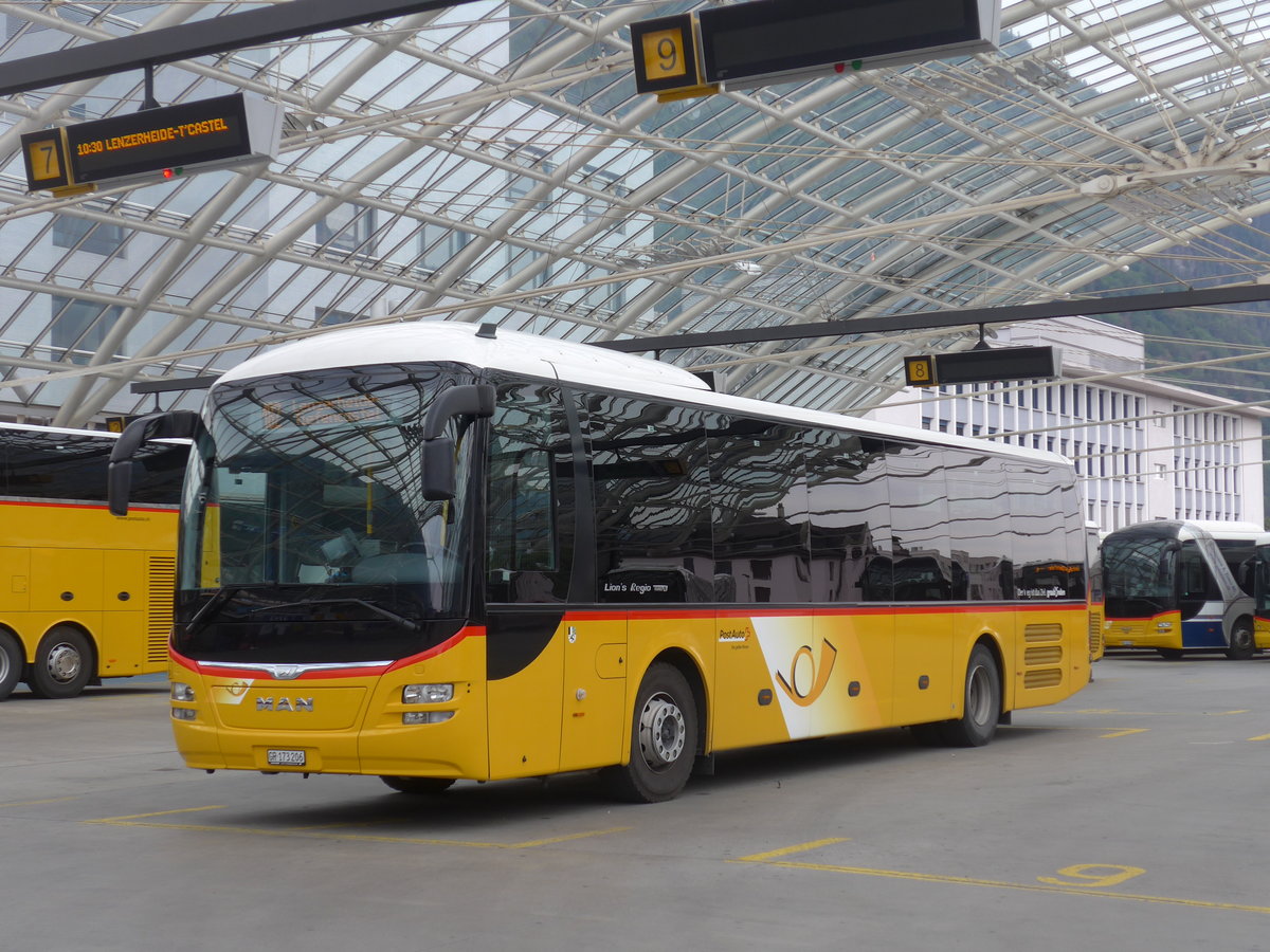 (206'209) - PostAuto Graub�nden - GR 173'206 - MAN am 9. Juni 2019 in Chur, Postautostation