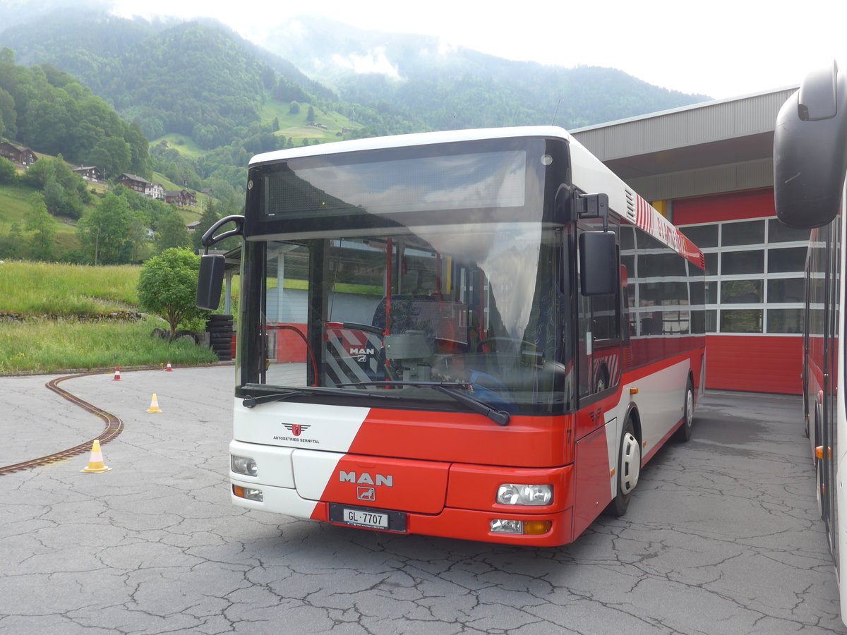 (206'317) - AS Engi - Nr. 7/GL 7707 - MAN/G�ppel am 15. Juni 2019 in Engi, Garage