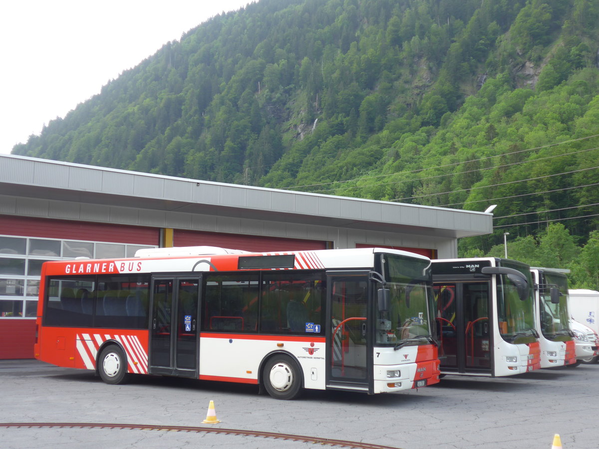(206'320) - AS Engi - Nr. 7/GL 7707 - MAN/G�ppel am 15. Juni 2019 in Engi, Garage