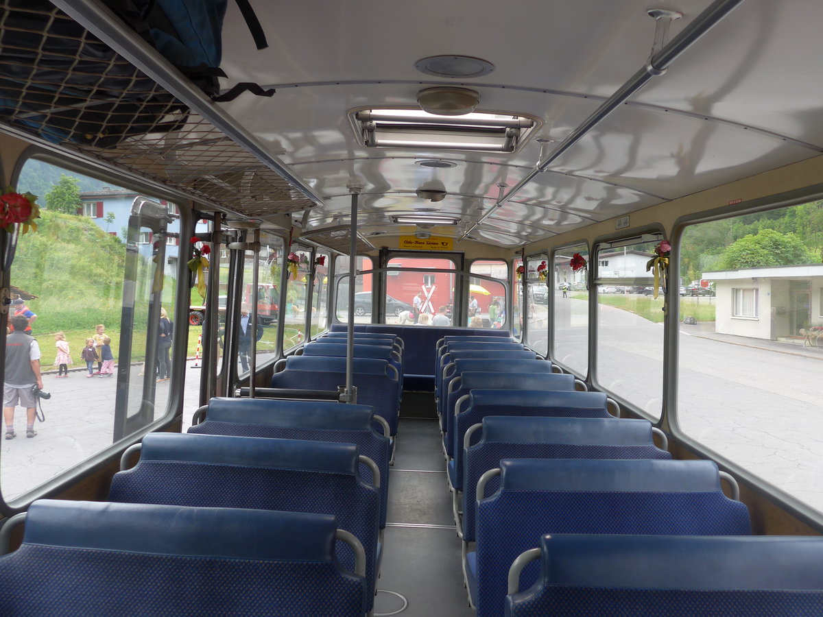 (206'369) - Oldie-Tours Z�risee, Wollerau - Nr. 15/SZ 14'585 - FBW/Hess am 15. Juni 2019 in Engi, Garage AS (Innenaufnahme)