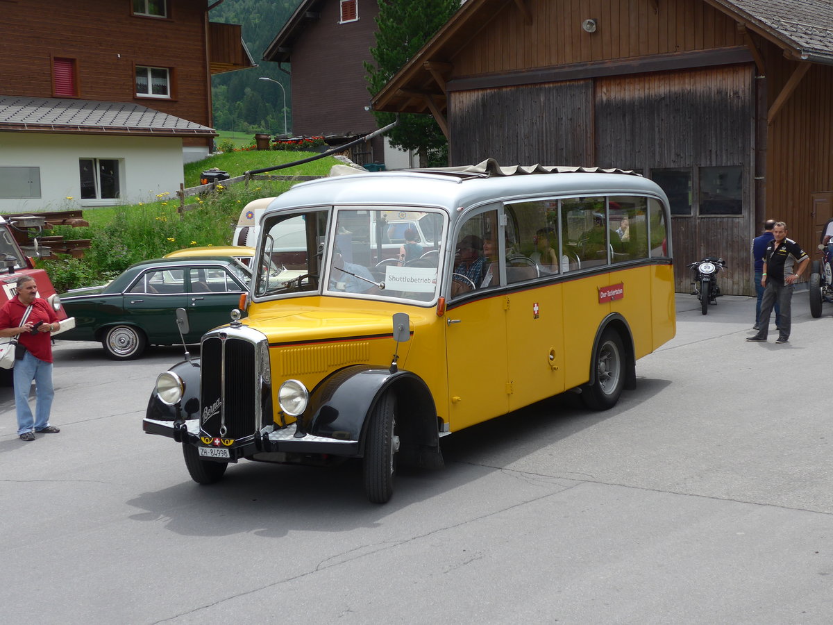 (206'382) - Hurter, M�nchaltdorf - ZH 84'998 - Berna/FHS (ex Volkart, Russikon; ex ASD Aigle; ex P 21'003) am 15. Juni 2019 in Elm, Station