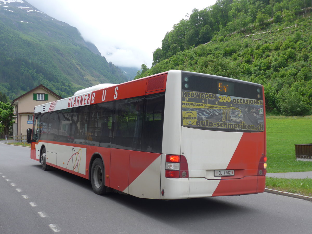 (206'398) - AS Engi - Nr. 2/GL 7702 - MAN (ex WilMobil, Wil Nr. 255; ex Vorf�hrfahrzeug) am 15. Juni 2019 in Elm, Station