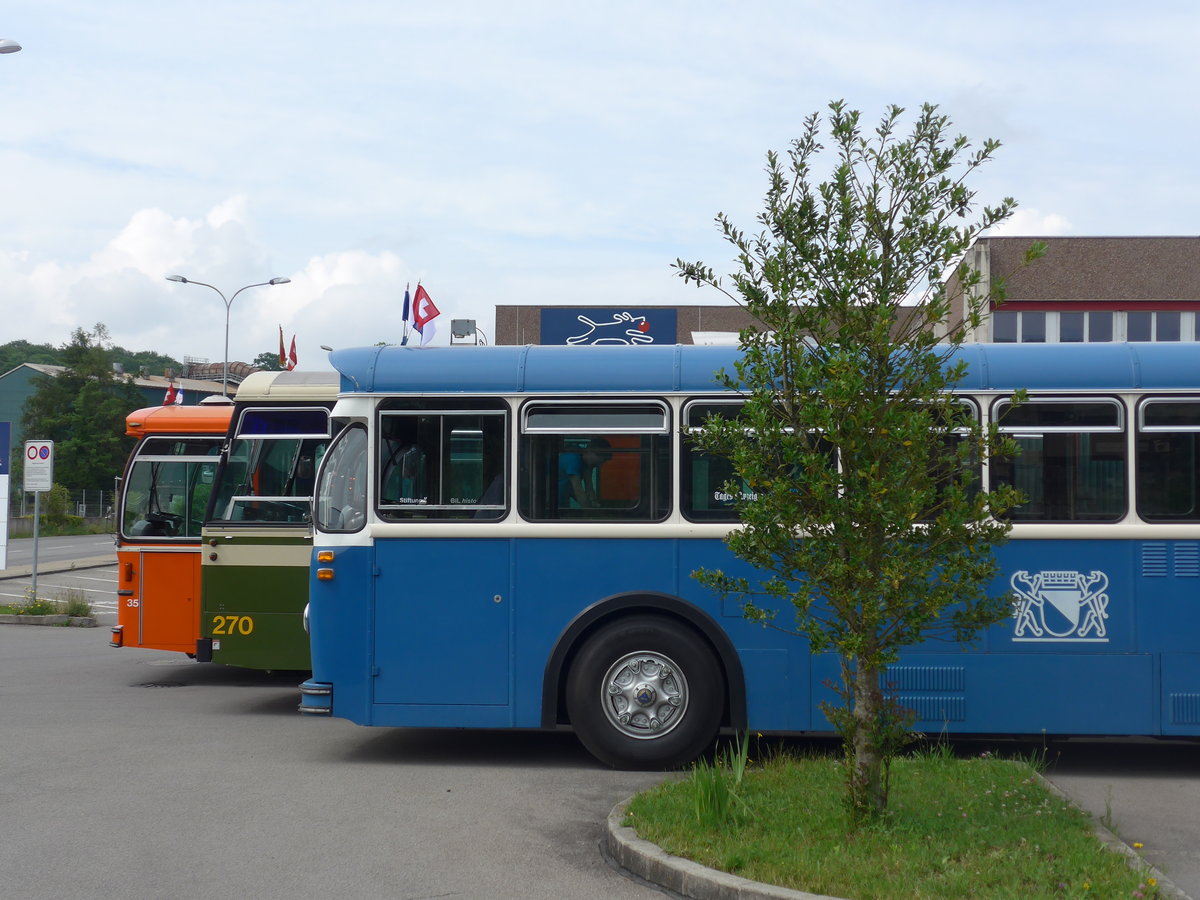 (206'614) - VBZ Z�rich (TMZ) - Nr. 540/ZH 315'491 - Saurer/Saurer (ex Nr. 7540; ex Nr. 540) am 22. Juni 2019 in Emmenbr�cke, Debrunner Acifer (Teilaufnahme)