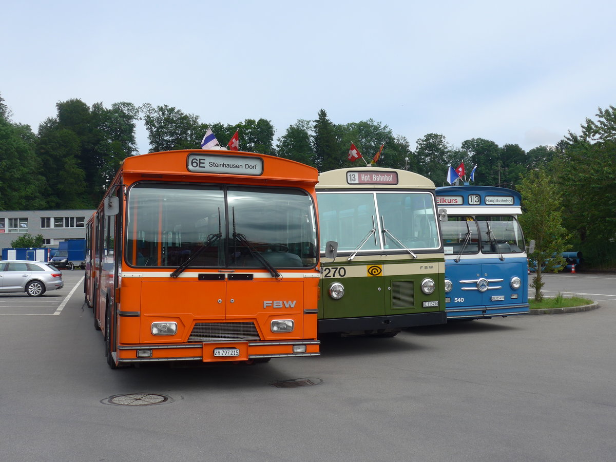 (206'618) - ZVB Zug (RWB) - Nr. 35/ZH 797'215 - FBW/Hess am 22. Juni 2019 in Emmenbr�cke, Debrunner Acifer