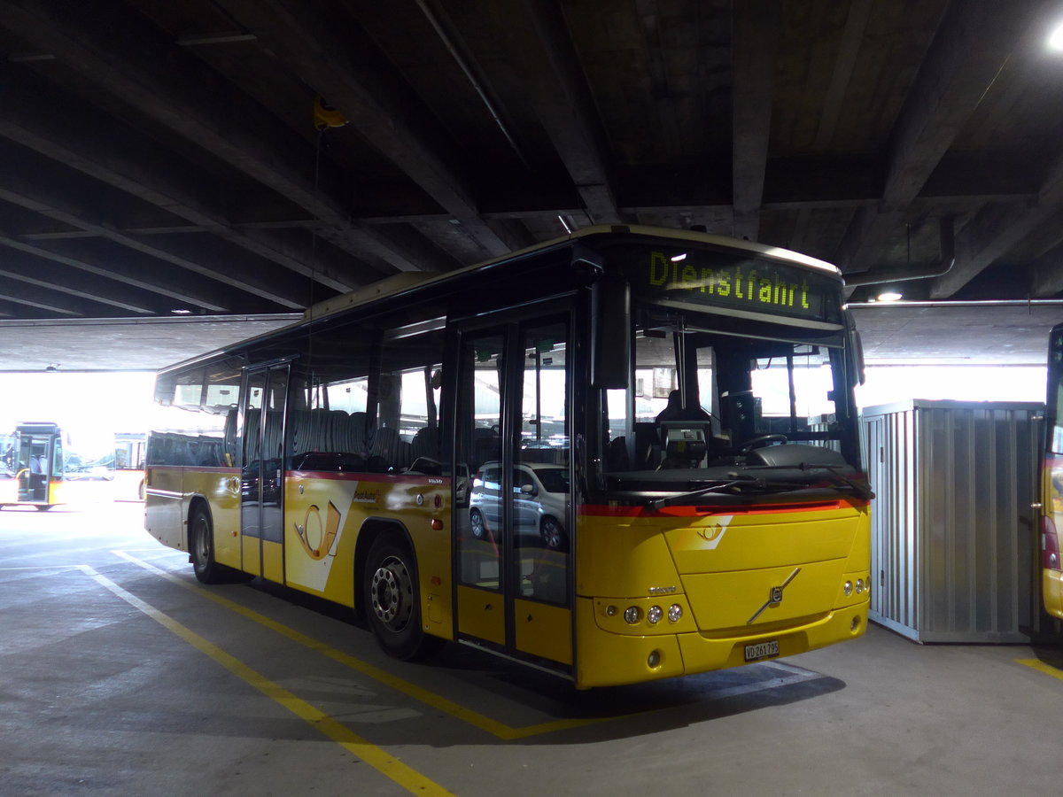 (206'637) - CarPostal Ouest - VD 261'795 - Volvo (ex PostAuto Graub�nden; ex AutoPostale Ticino Nr. 512) am 22. Juni 2019 in Bern, Postautostation