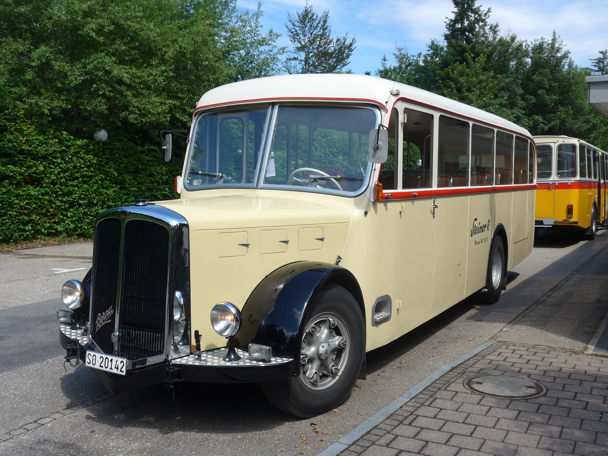 (207'467) - Steiner, Messen - SO 20'142 - Berna/Hess (ex B�rtschi, Biberen) am 7. Juli 2019 in Emmenmatt, Moosegg