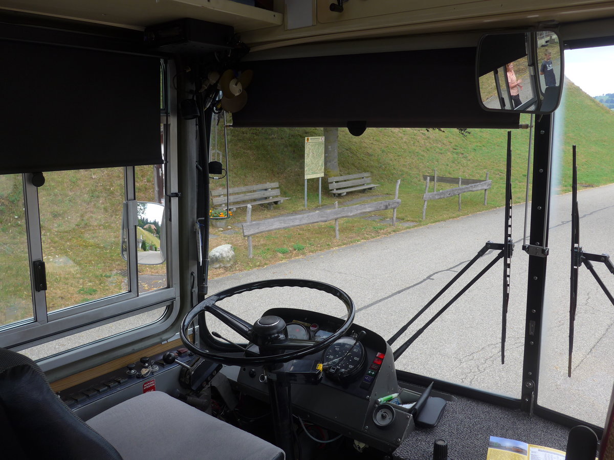(207'480) - Birchler, Remetschwil - AG 54'039 - FBW/T�scher (ex Gerber, Winkel; ex Eggenberger, M�riken; ex Tanner, Bubendorf; ex P 24'803) am 7. Juli 2019 beim Bahnhof Emmenmatt (Innenaufnahme)