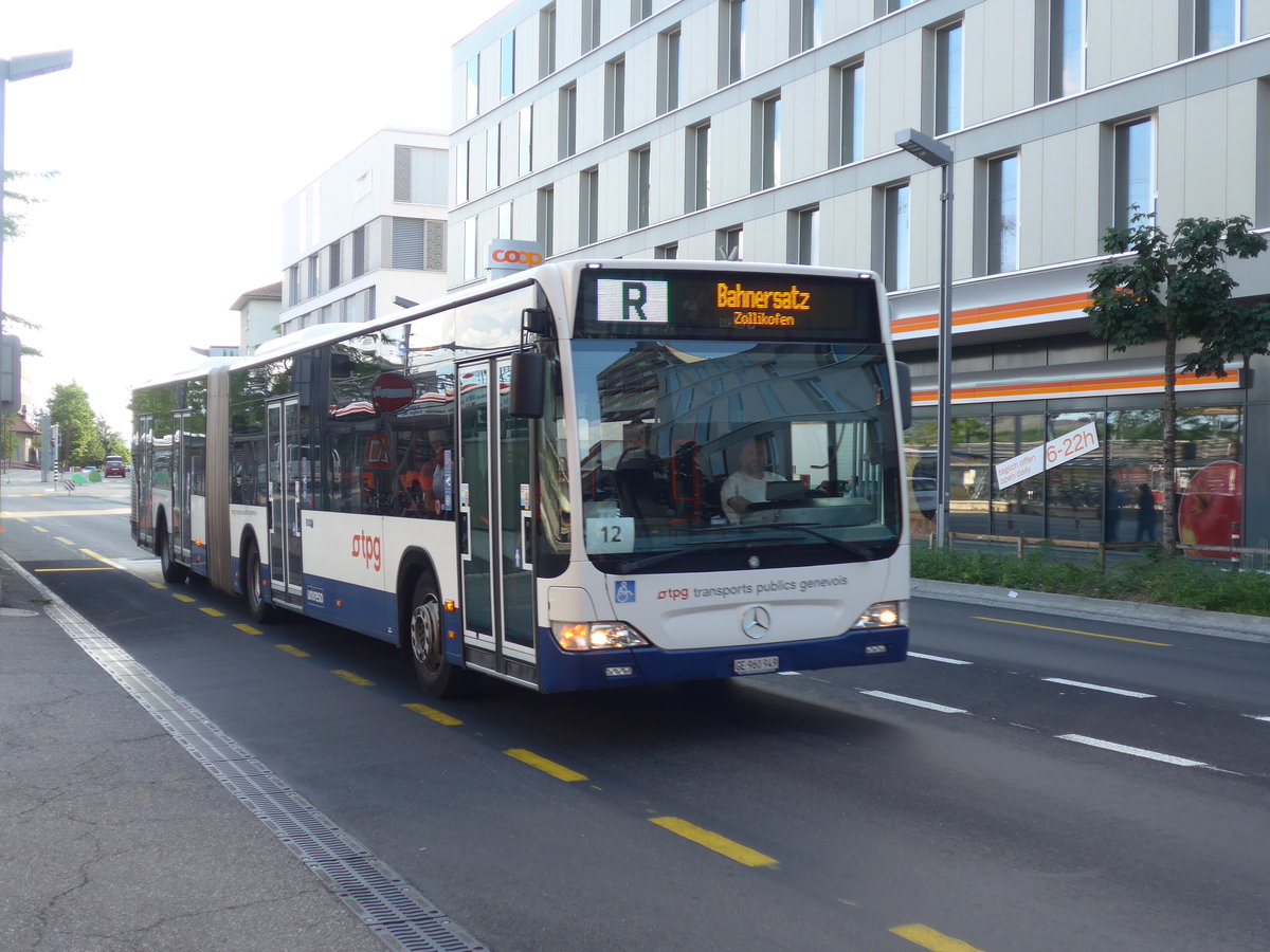 (207'553) - Gen�ve-Tours, Gen�ve - Nr. 1925/GE 960'949 - Mercedes am 7. Juli 2019 beim Bahnhof Zollikofen