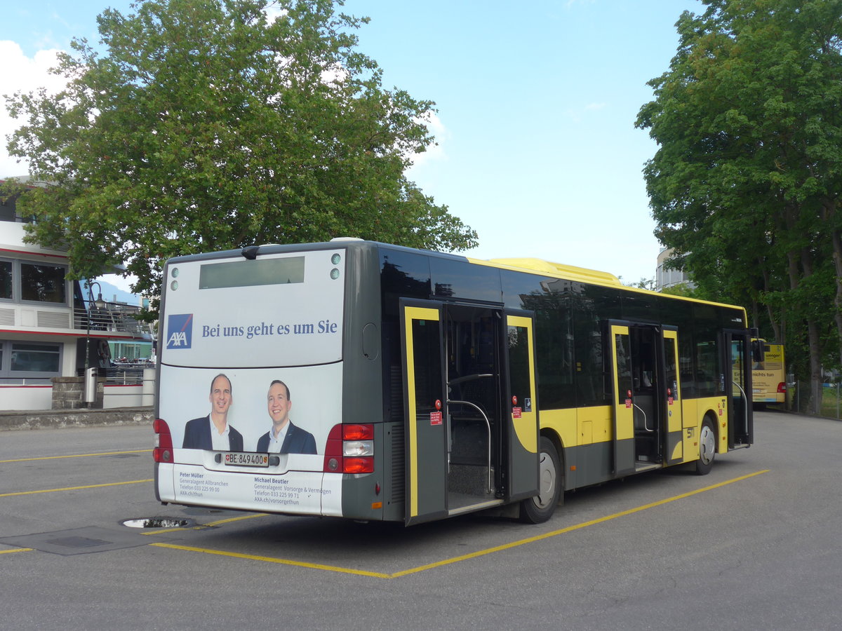 (207'572) - STI Thun - Nr. 400/BE 849'400 - MAN am 8. Juli 2019 bei der Schiffl�ndte Thun
