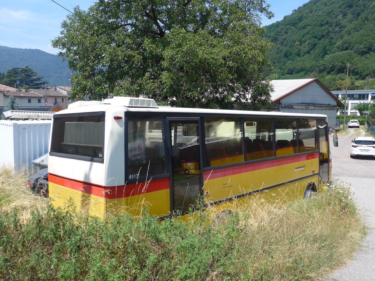(208'050) - Merzaghi, Maroggia - (TI 7526) - MAN/G�ppel am 21. Juli 2019 in Maroggia, Garage