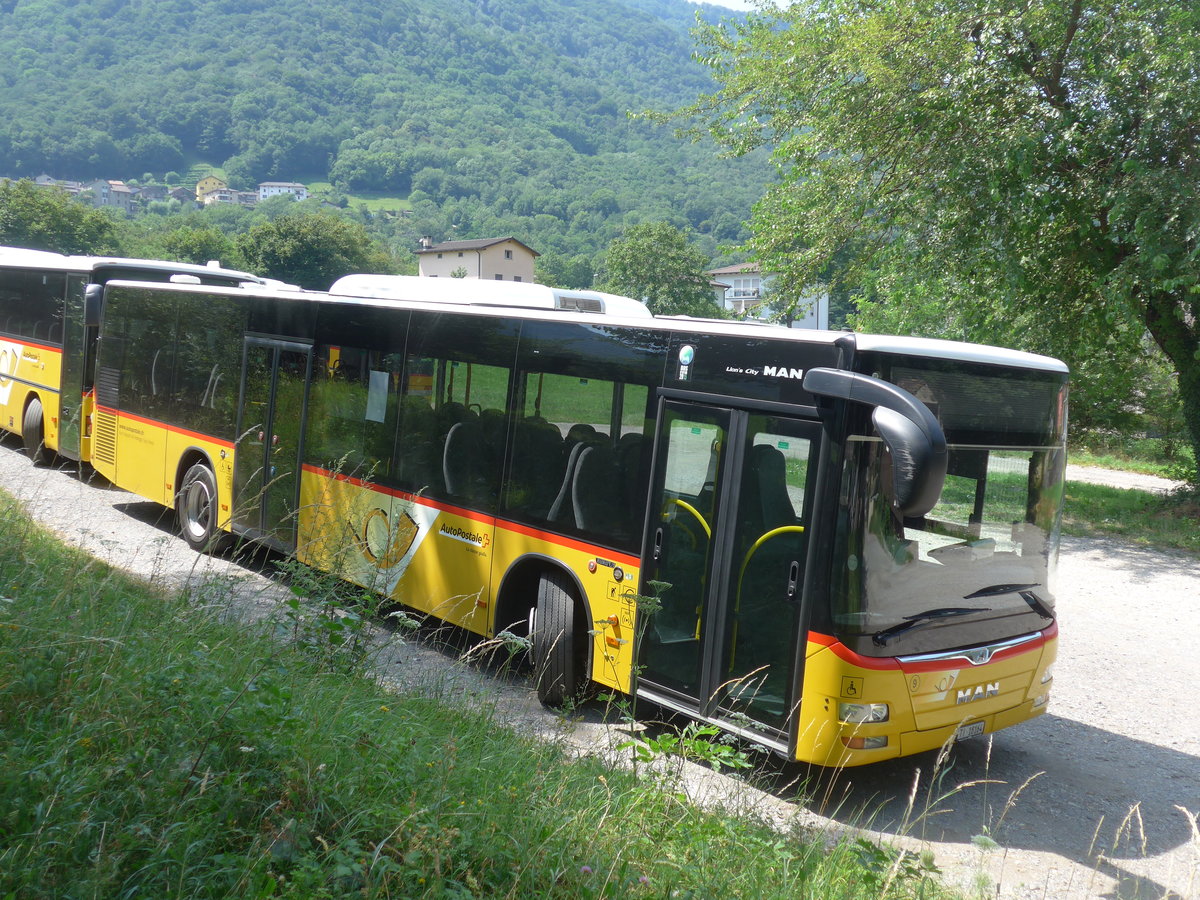 (208'074) - ATV, Rivera - Nr. 9/TI 18'164 - MAN am 21. Juli 2019 in Rivera, Garage