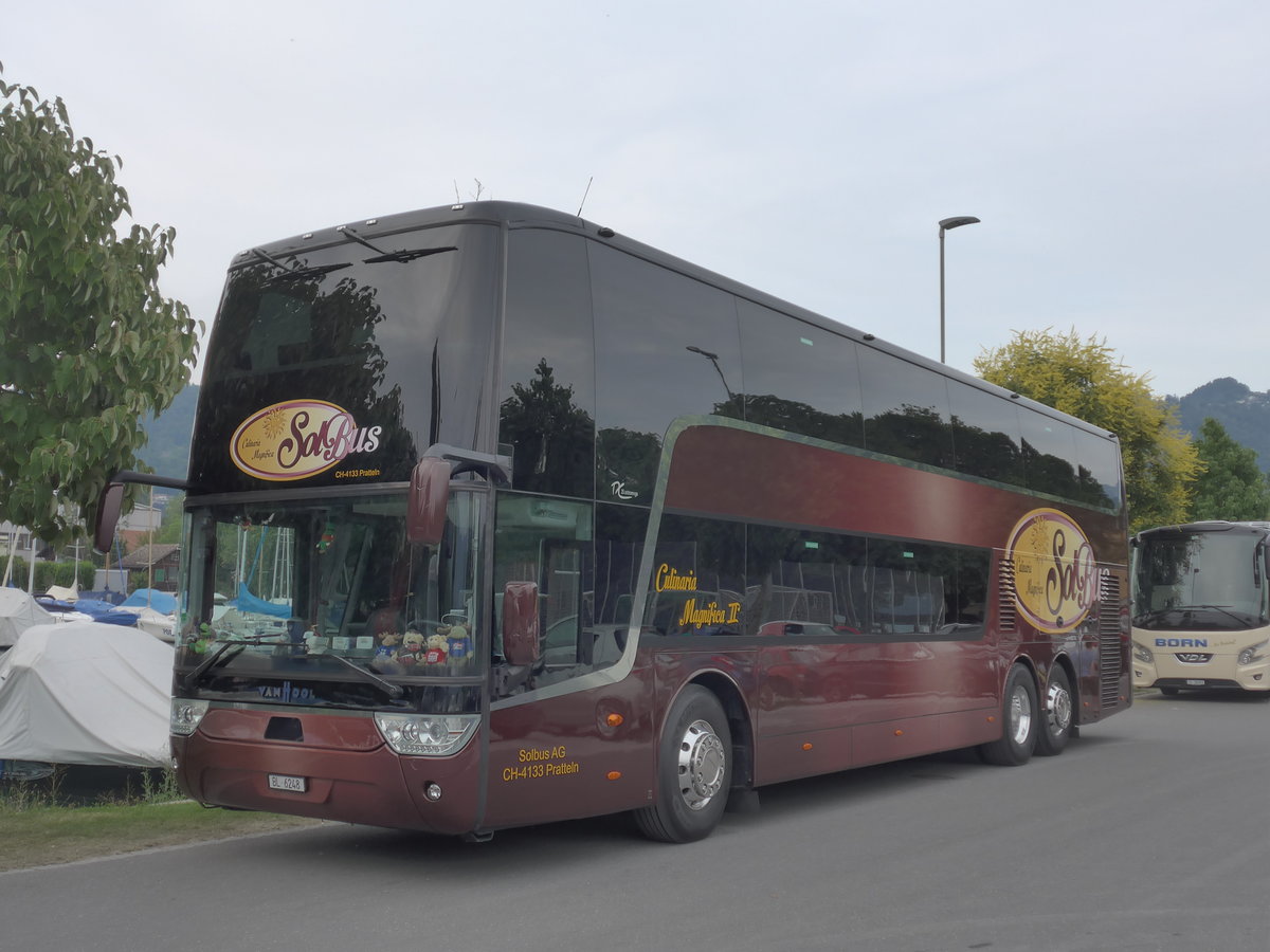 (208'158) - Solbus, Pratteln - BL 6248 - Van Hool am 25. Juli 2019 in Thun, Strandbad