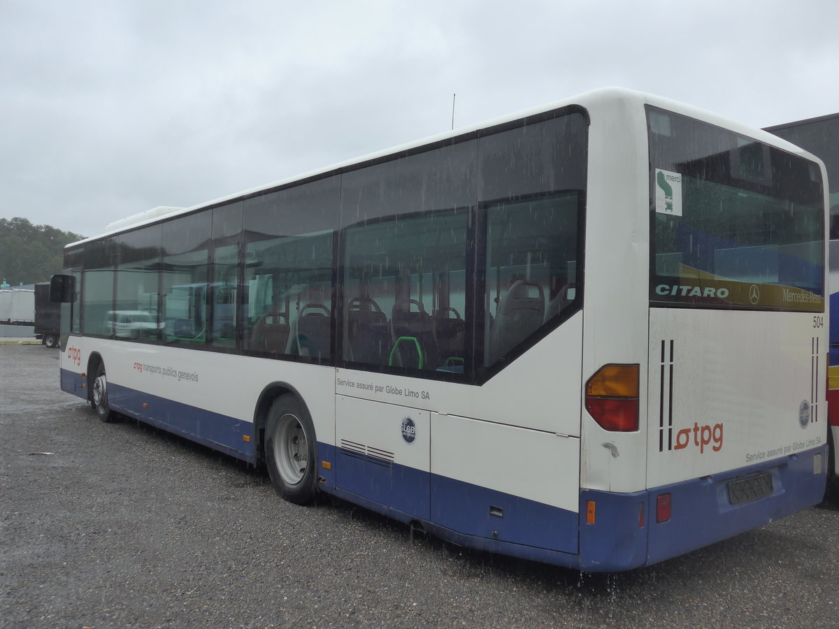 (208'175) - Globe-Limo, Gen�ve - Nr. 504 - Mercedes (ex TPL Lugano Nr. 8) am 28. Juli 2019 in Kloten, EvoBus