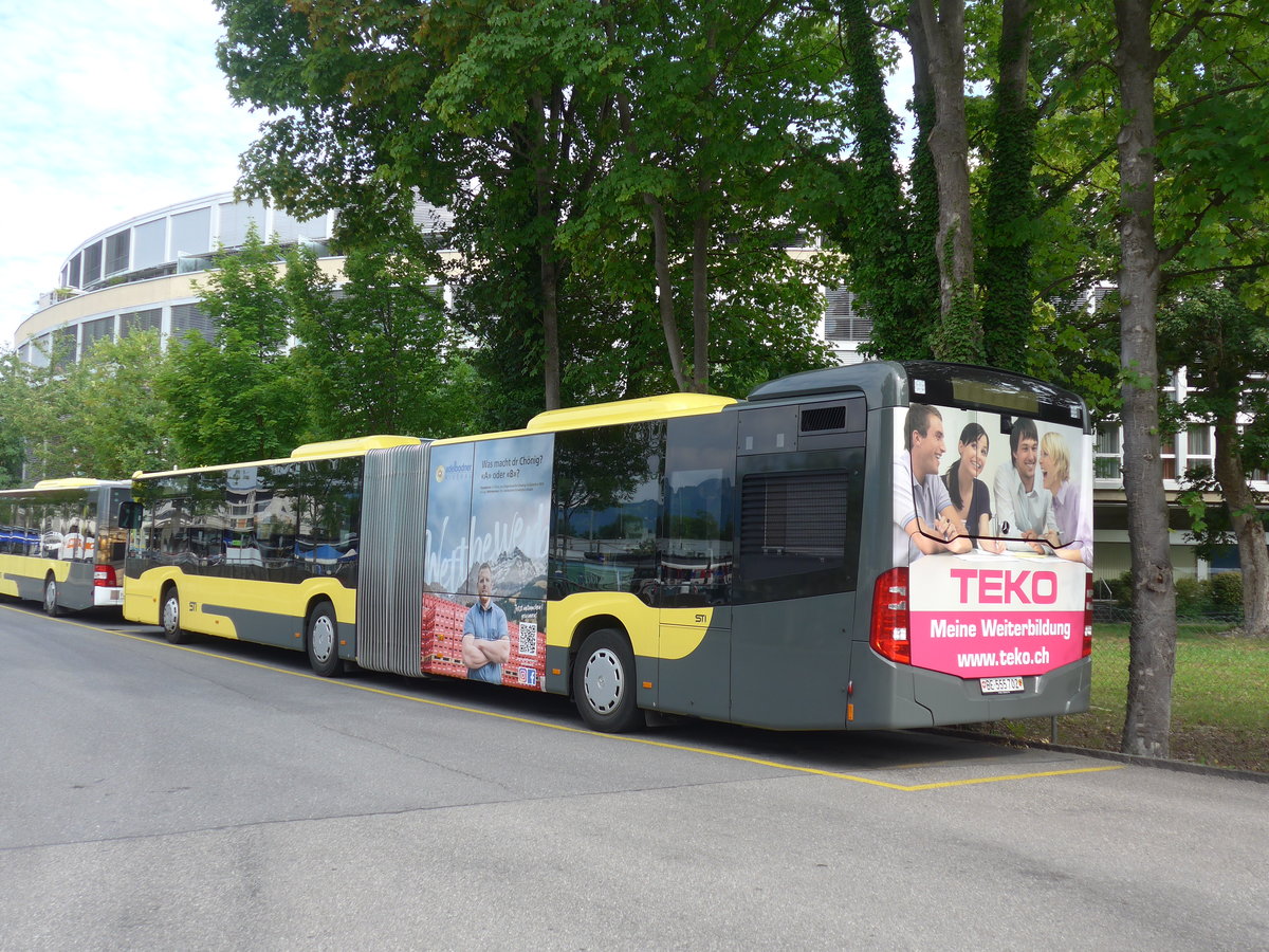 (208'500) - STI Thun - Nr. 702/BE 555'702 - Mercedes am 5. August 2019 bei der Schiffl�ndte Thun