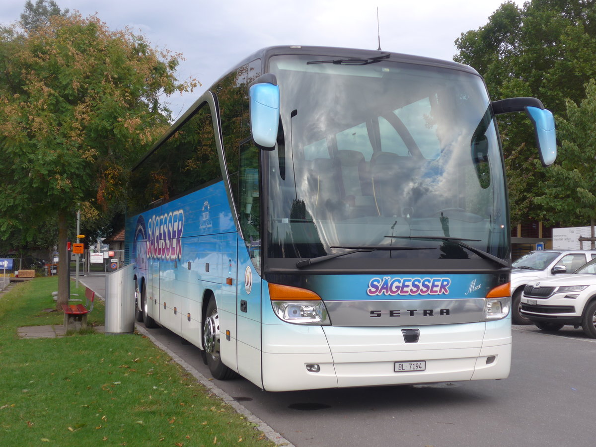 (208'572) - S�gesser, Wintersingen - Nr. 3/BL 7194 - Setra am 7. August 2019 in Thun, Strandbad