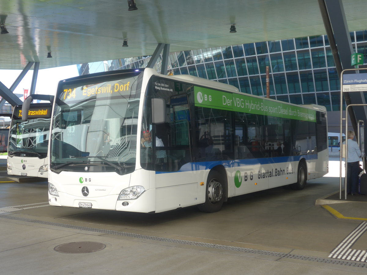 (208'645) - Maag, Kloten - Nr. 40/ZH 479'640 - Mercedes am 11. August 2019 in Z�rich, Flughafen