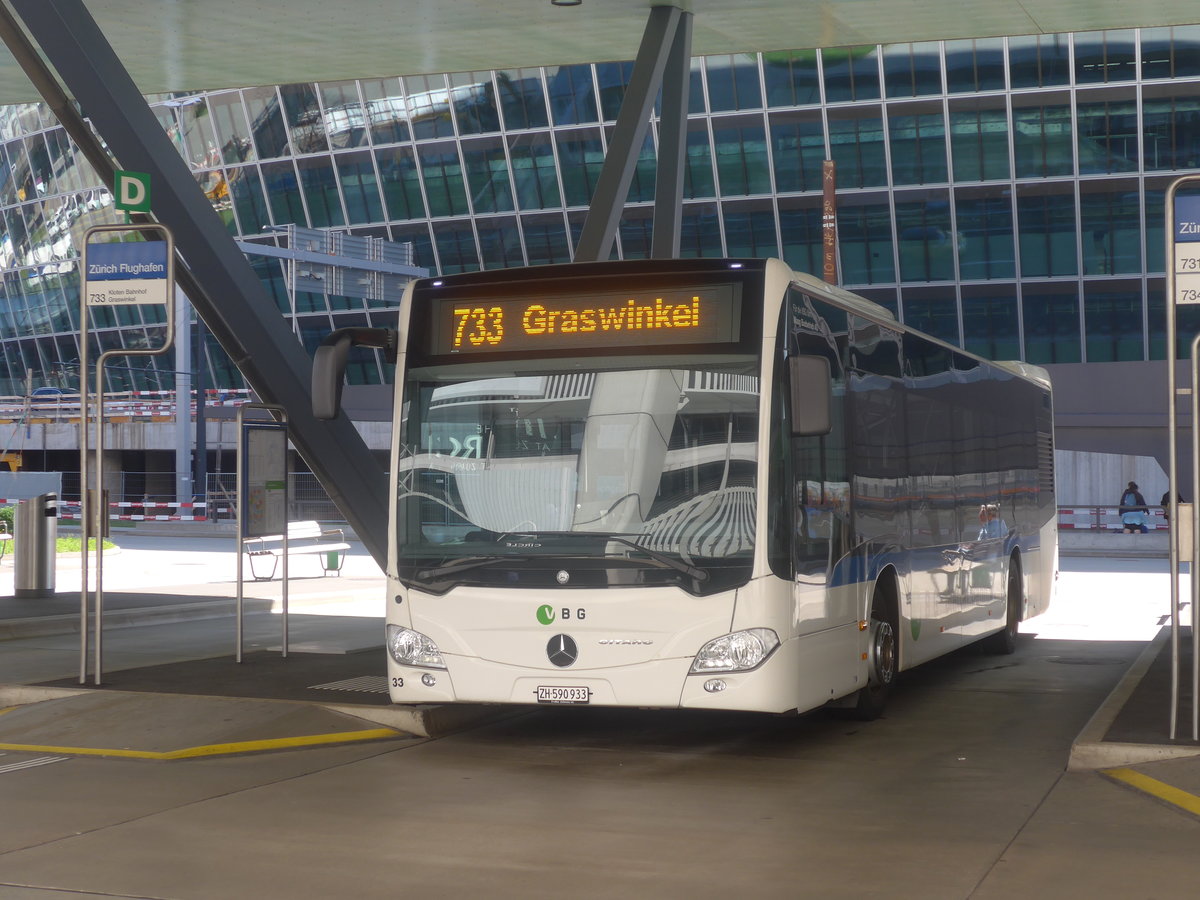 (208'647) - Maag, Kloten - Nr. 33/ZH 590'933 - Mercedes am 11. August 2019 in Z�rich, Flughafen