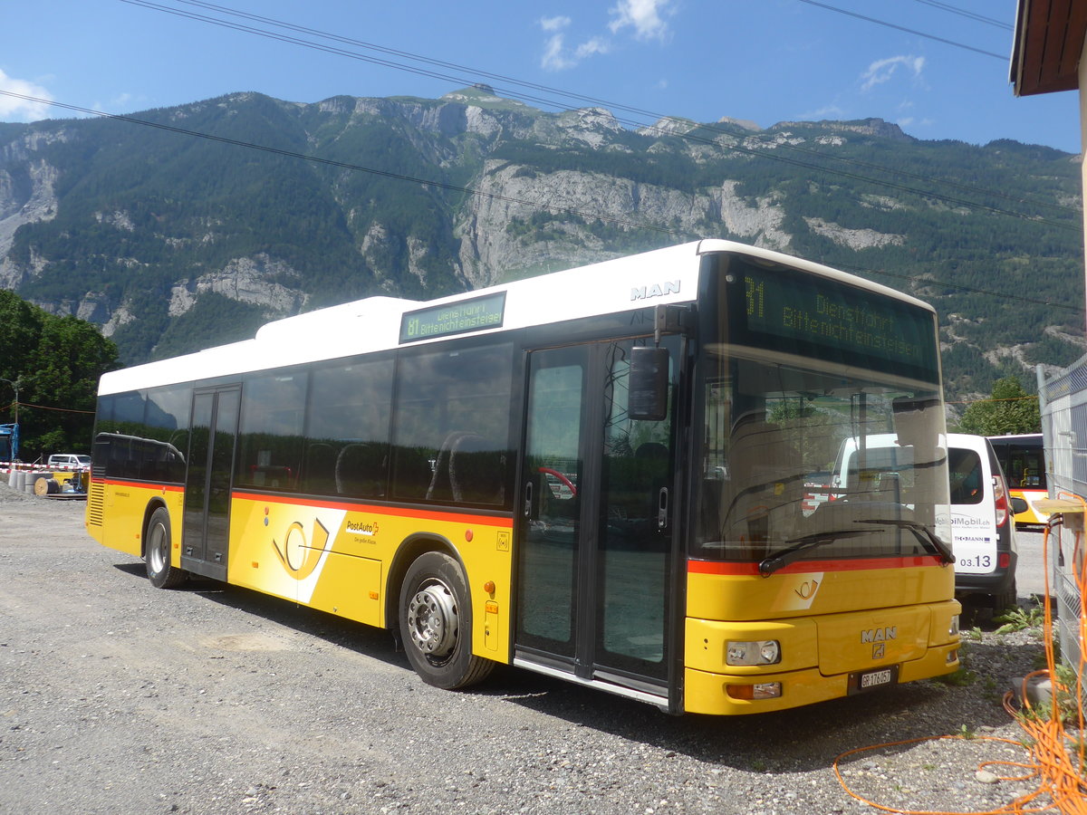 (208'691) - PostAuto Graub�nden - GR 176'057 - MAN (ex Stuppan, Flims; ex PostAuto Z�rich Nr. 188) am 11. August 2019 in Chur, Hans Fischer