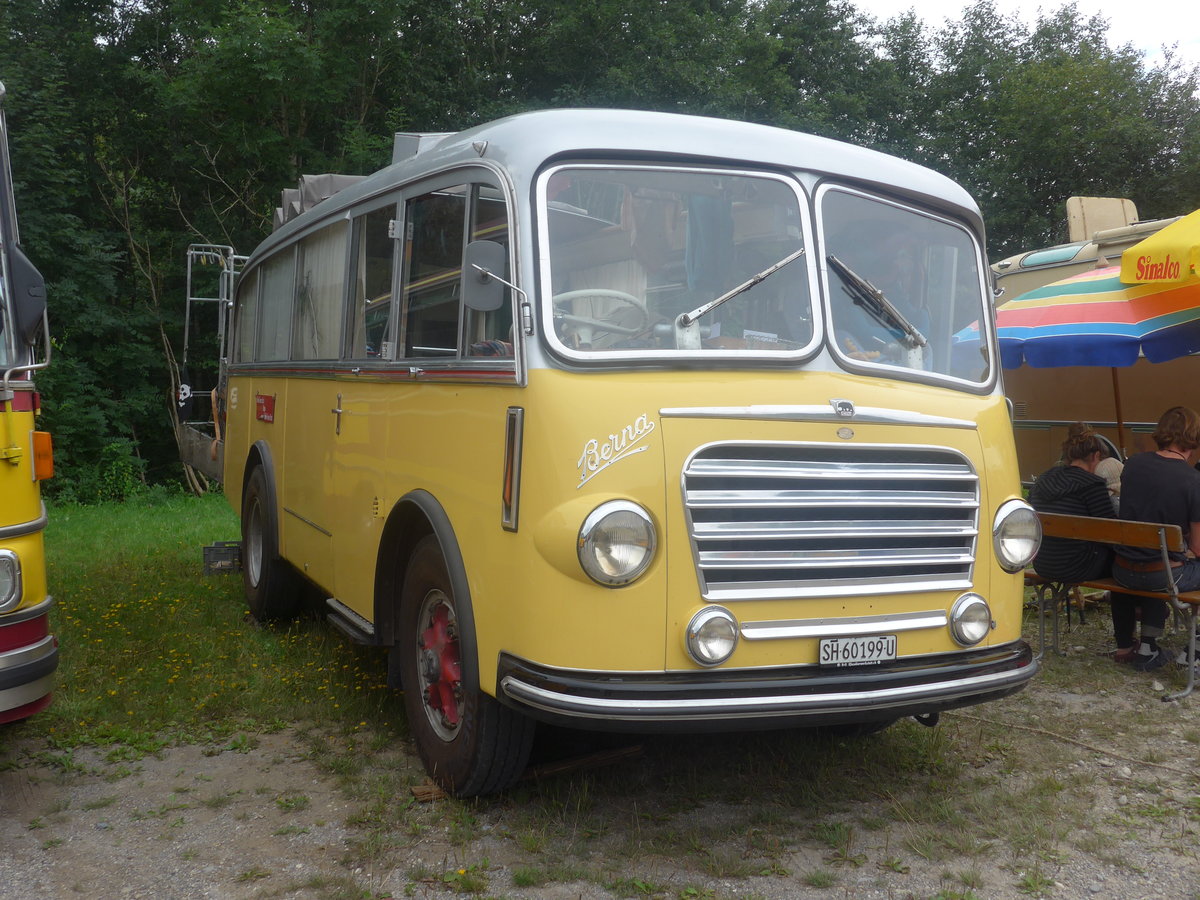 (208'868) - Wehrli, Thayngen - SH 60'199 U - Berna/BBO (ex Rellstab, Diessenhofen; ex Galeppi, Dalpe) am 17. August 2019 in Atzm�nnig, Schutt