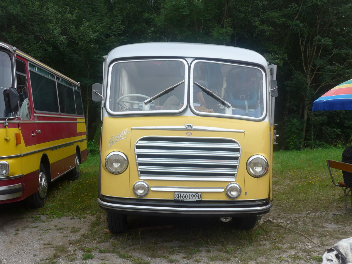 (208'869) - Wehrli, Thayngen - SH 60'199 U - Berna/BBO (ex Rellstab, Diessenhofen; ex Galeppi, Dalpe) am 17. August 2019 in Atzm�nnig, Schutt