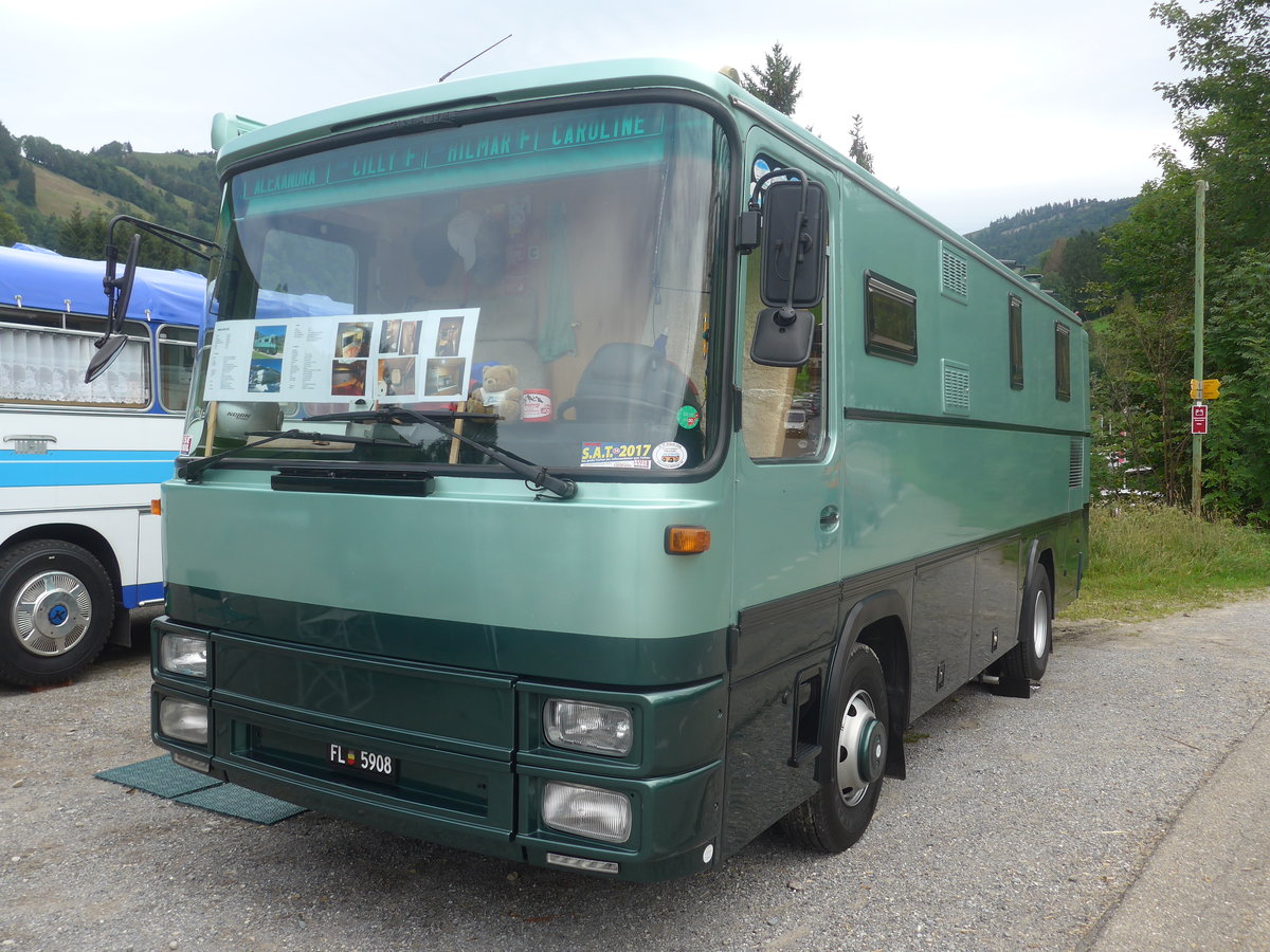 (208'888) - Aus Liechtenstein: Marxer, Schaan - FL 5908 - Magirus-Deutz am 17. August 2019 in Atzm�nnig, Schutt