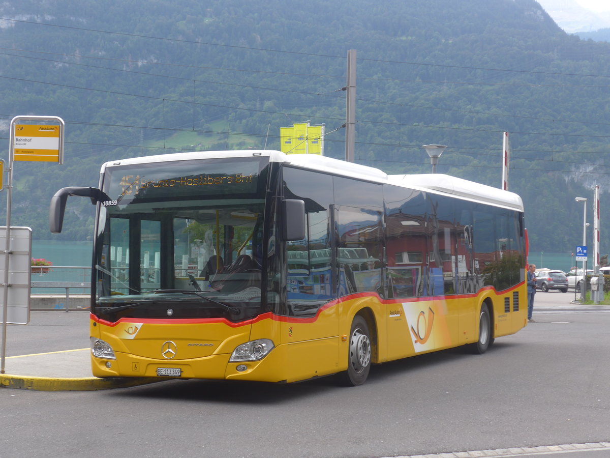 (209'195) - Fl�ck, Brienz - Nr. 5/BE 113'349 - Mercedes am 1. September 2019 beim Bahnhof Brienz