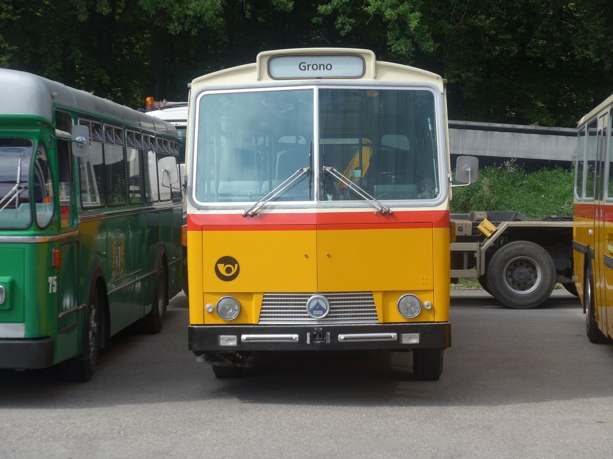 (209'264) - Gast, Wimmis - Saurer/T�scher (ex HPTrans, Thusis; ex Mauerhofer, Worb; ex Erni, Schupfart Nr. 3; ex P 24'636) am 1. September 2019 in Burgdorf, �kihof Ziegelgut