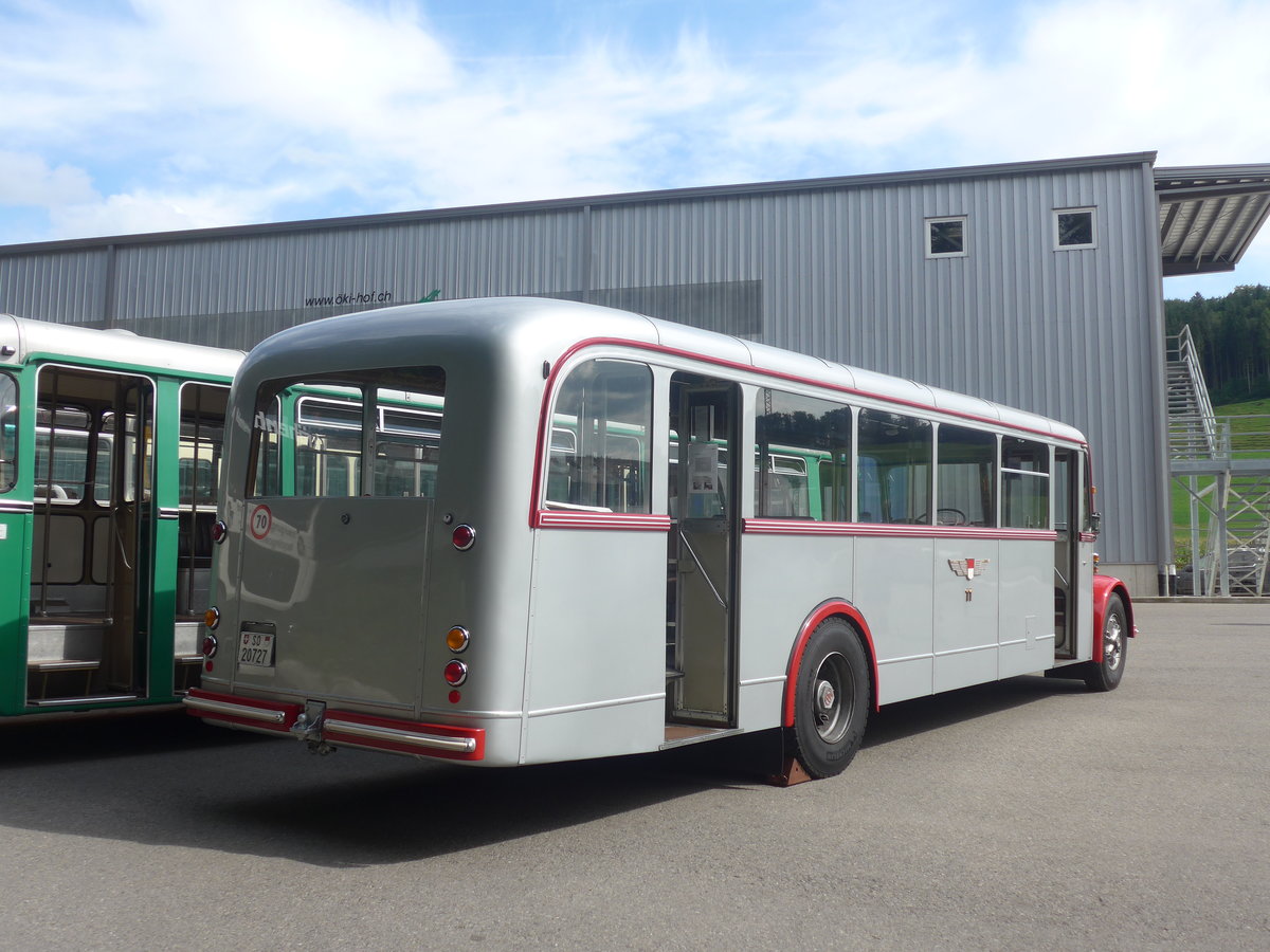 (209'269) - BSU Solothurn - Nr. 11/SO 20'727 - FBW/Hess am 1. September 2019 in Burgdorf, �kihof Ziegelgut