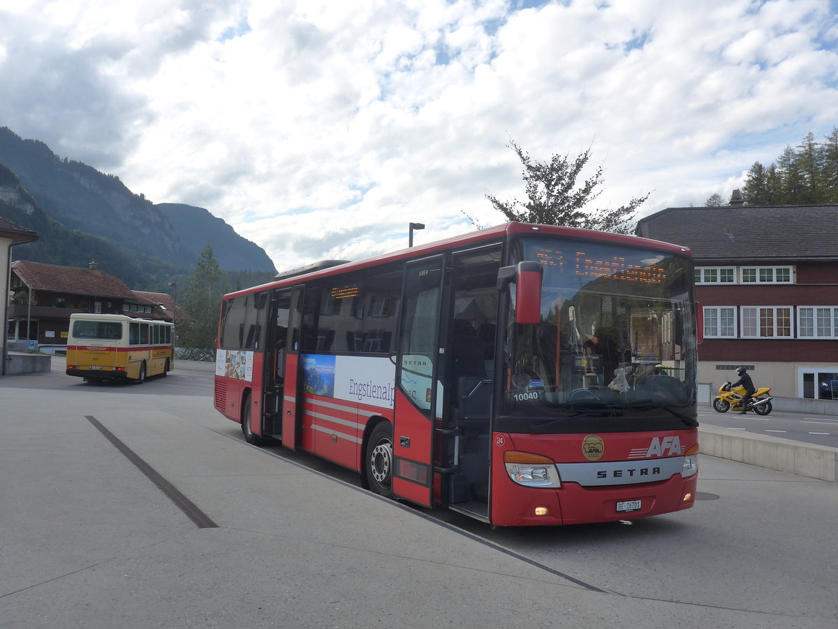(209'797) - AFA Adelboden - Nr. 24/BE 26'701 - Setra am 22. September 2019 in Innertkirchen, Grimseltor (Einsatz PostAuto f�r Engstlenalp-Bus)