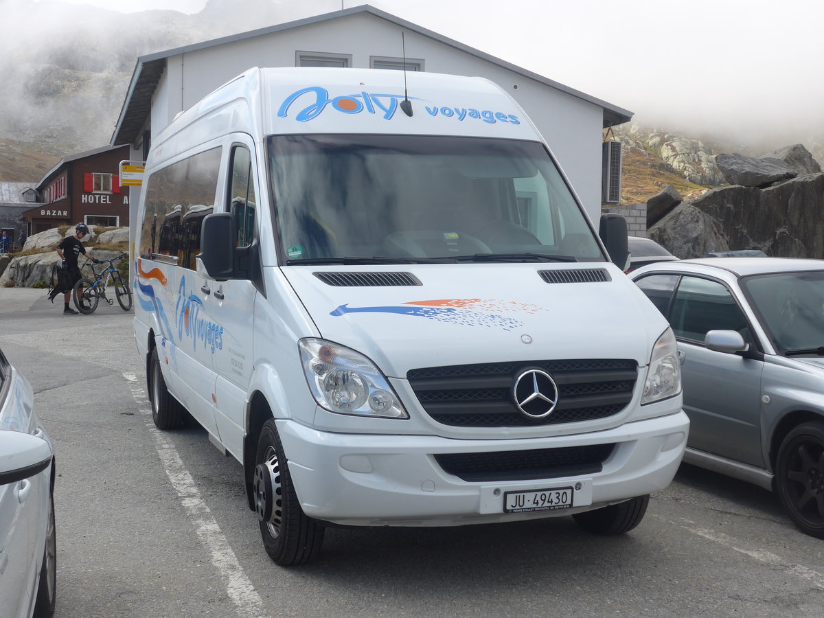 (209'834) - Joly Voyages, Les Breuleux - JU 49'430 - Mercedes am 28. September 2019 in Grimsel, Passh�he