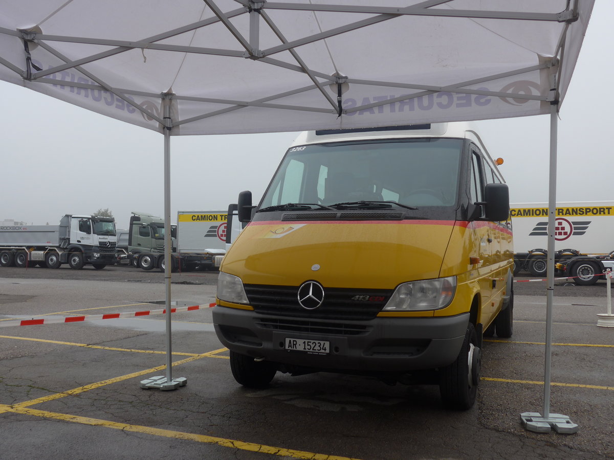 (209'913) - PostAuto Ostschweiz - AR 15'234 - Mercedes (ex �sers Poschtli, Reute) am 6. Oktober 2019 in Wil, Larag