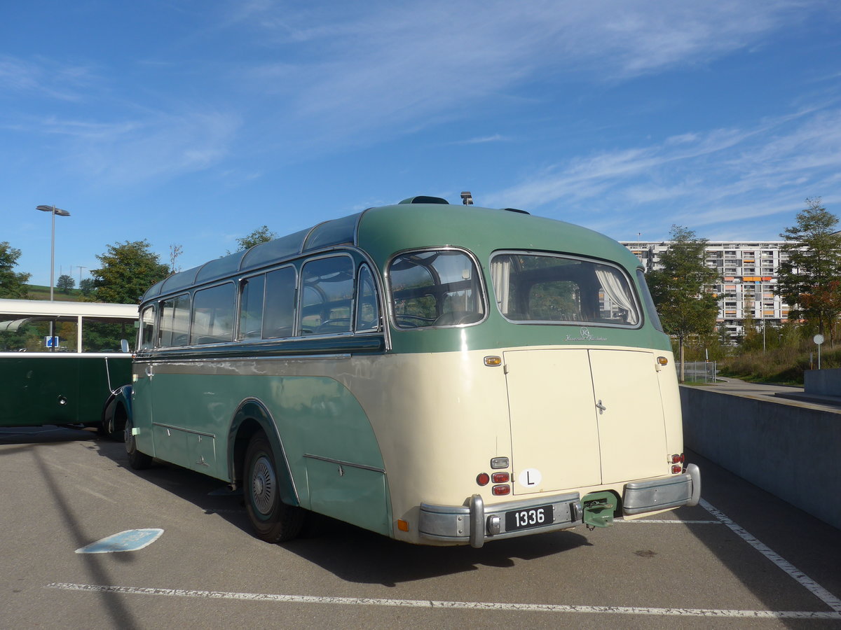 (210'122) - Aus Luxemburg: Trierweiler, Echternach - 1336 - Mercedes/K�ssbohrer (ex Dietrich, A-Telfs) am 12. Oktober 2019 in Bern, Westside