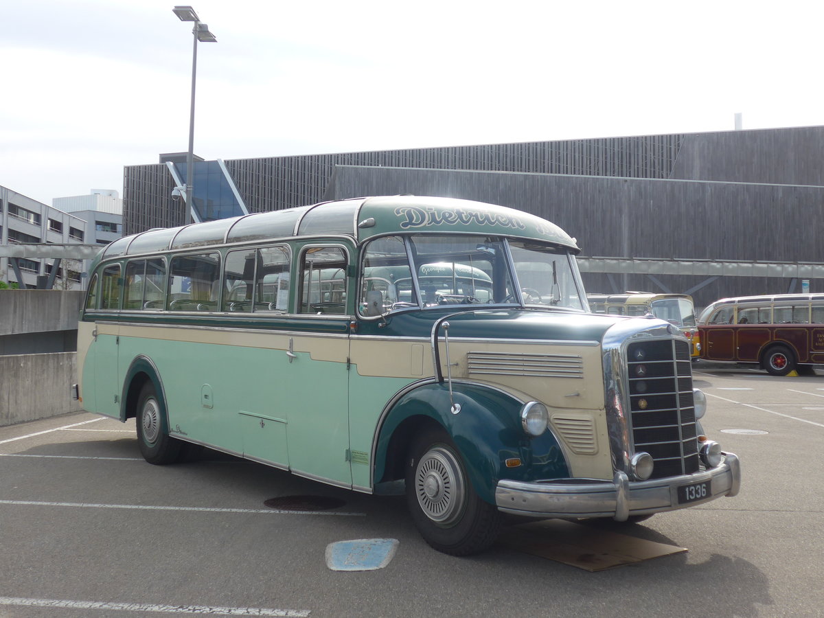 (210'236) - Aus Luxemburg: Trierweiler, Echternach - 1336 - Mercedes/K�ssbohrer (ex Dietrich, A-Telfs) am 12. Oktober 2019 in Bern, Westside
