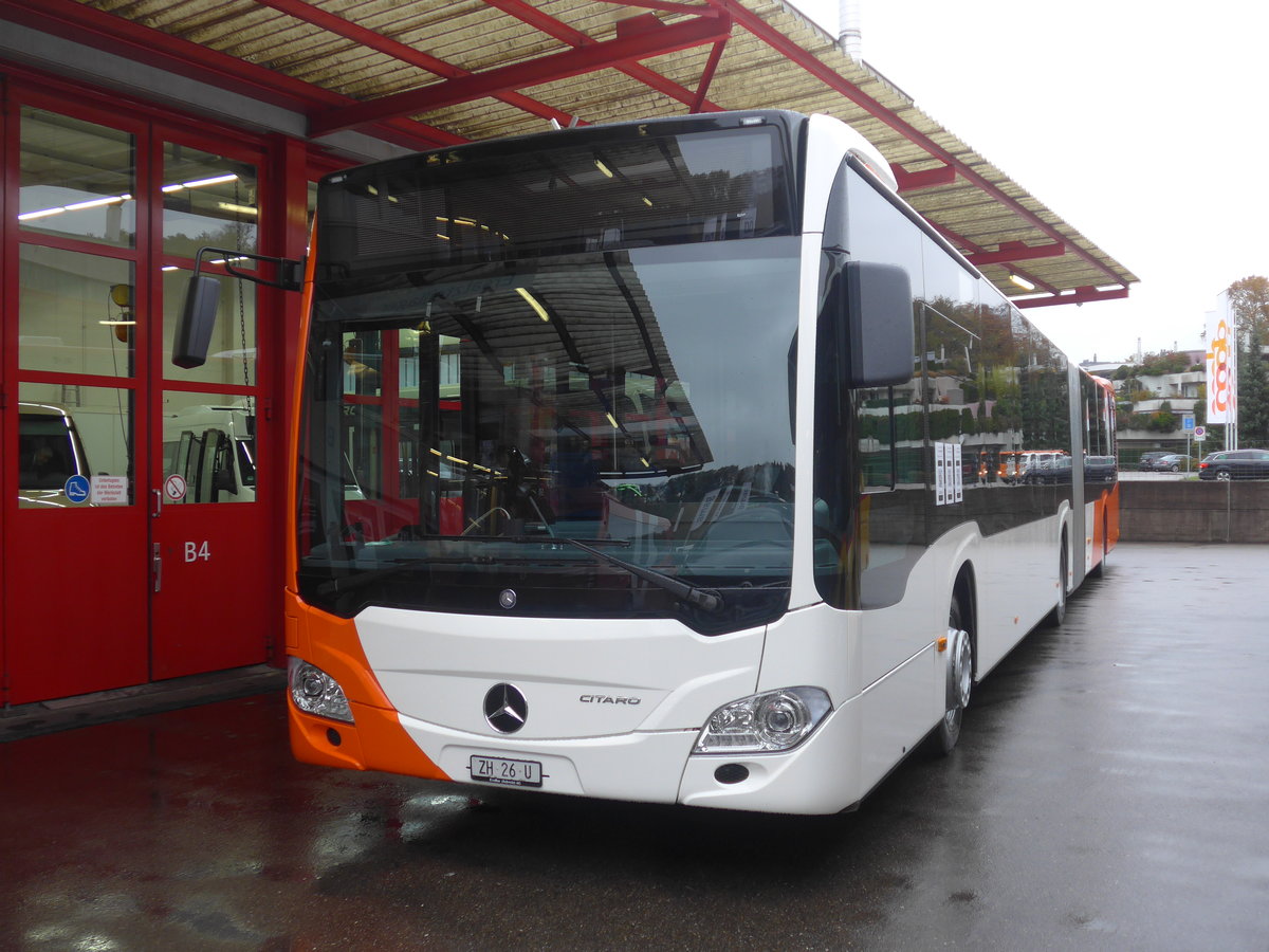 (210'855) - Gen�ve-Tours, Gen�ve - ZH 26 U - Mercedes am 8. November 2019 in Kloten, EvoBus