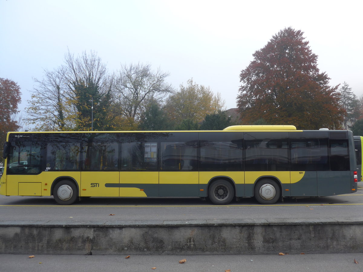 (210'979) - STI Thun - Nr. 131/BE 801'131 - MAN am 11. November 2019 bei der Schiffl�ndte Thun