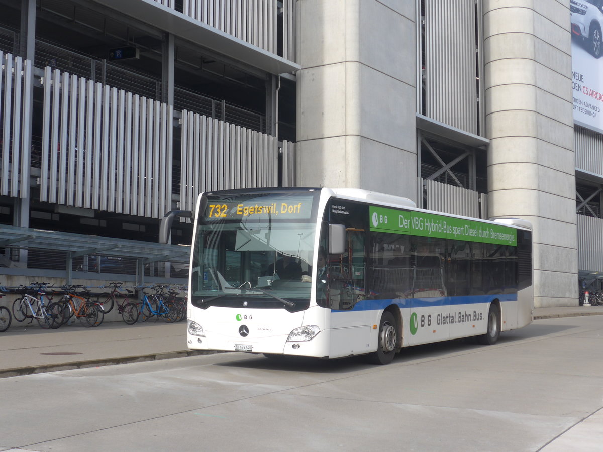 (211'053) - Maag, Kloten - Nr. 40/ZH 479'640 - Mercedes am 12. November 2019 in Z�rich, Flughafen