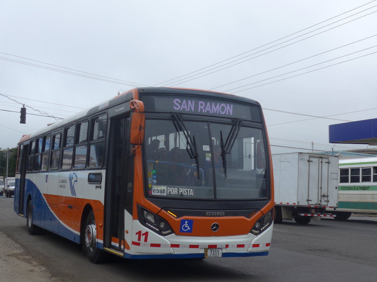 (211'657) - Carbachez, Palmera - Nr. 11/7311 - Caio-Mercedes am 19. November 2019 in San Ram�n