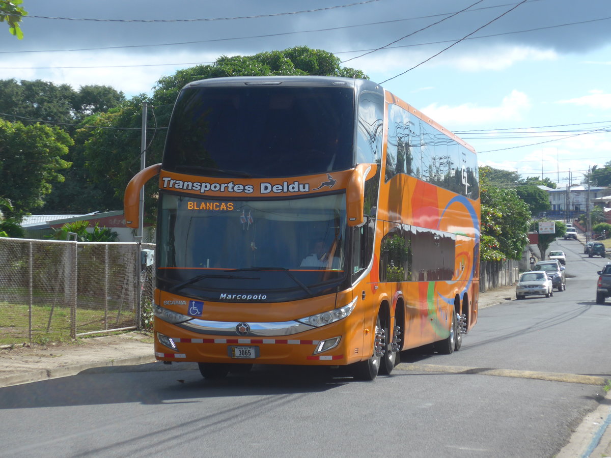 (211'896) - Deldu, San Jos� - 3065 - Marcopolo/Scania am 21. November 2019 in La Cruz